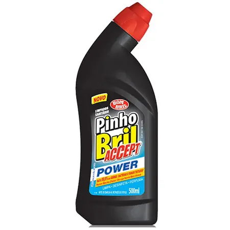 LIMPADOR SANITARIO PINHO BRIL ACCEPT 500ML POWER
