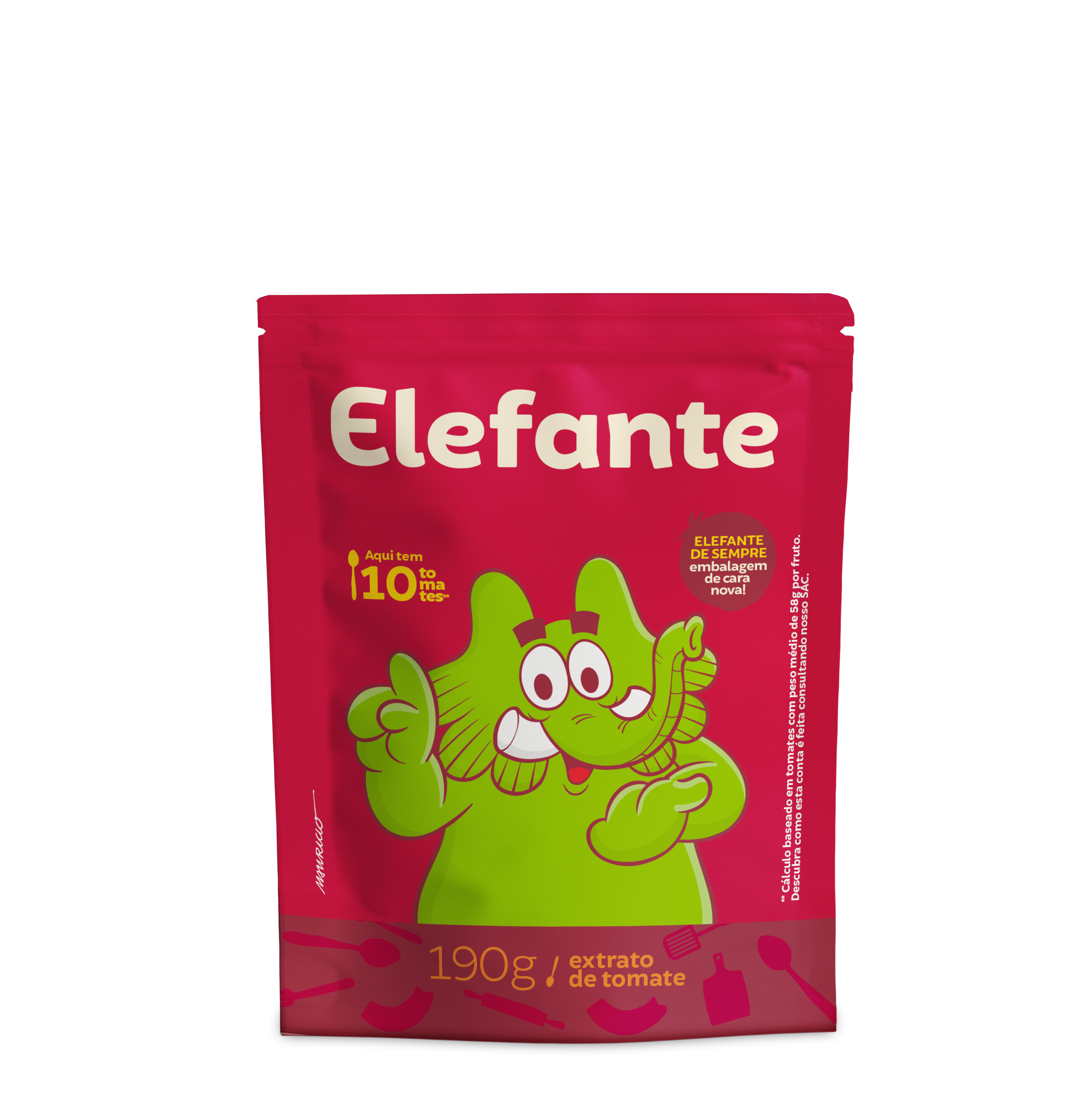 EXTRATO DE TOMATE ELEFANTE SACHE 190G (NEW)