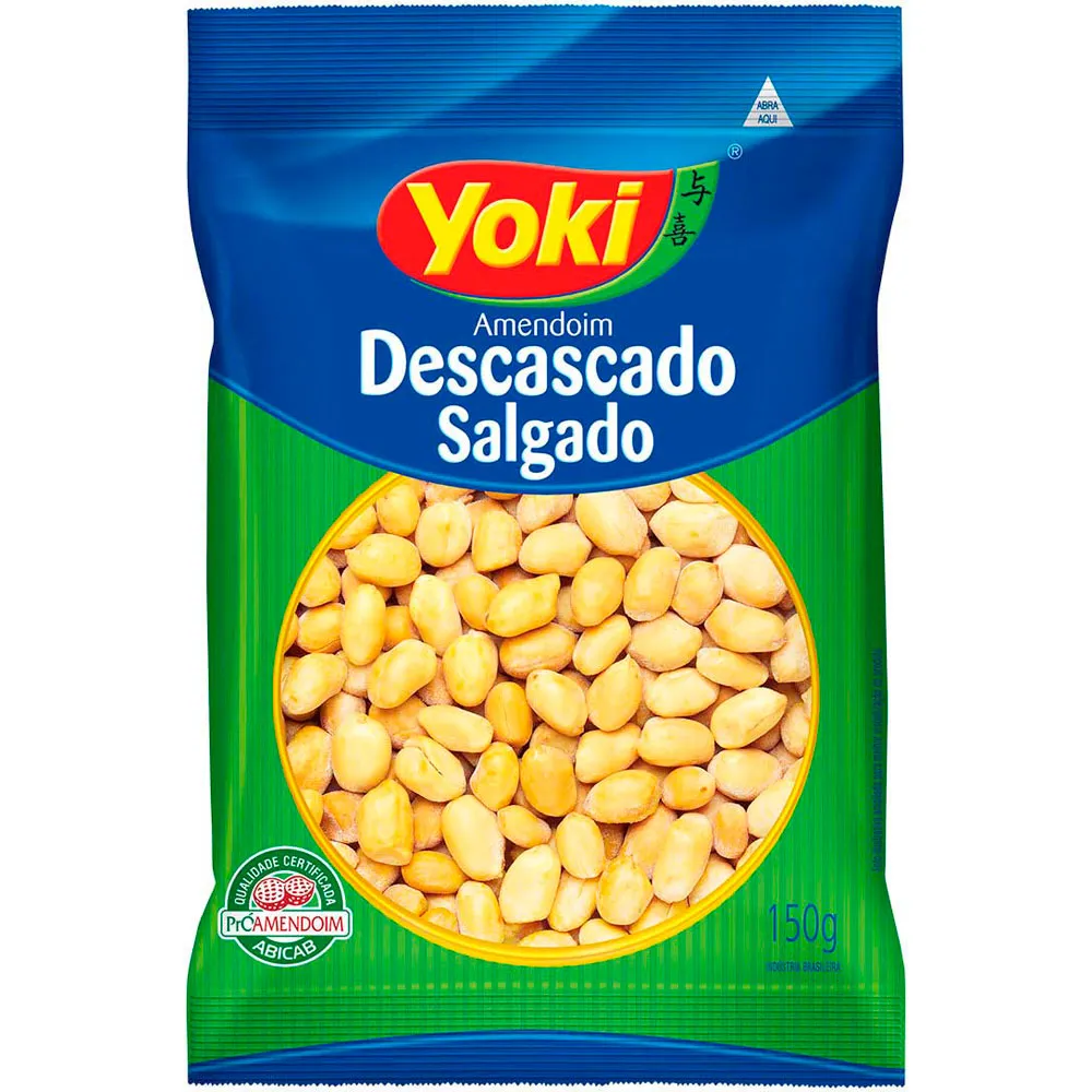 AMENDOIM DESC YOKI 150G SALGADO