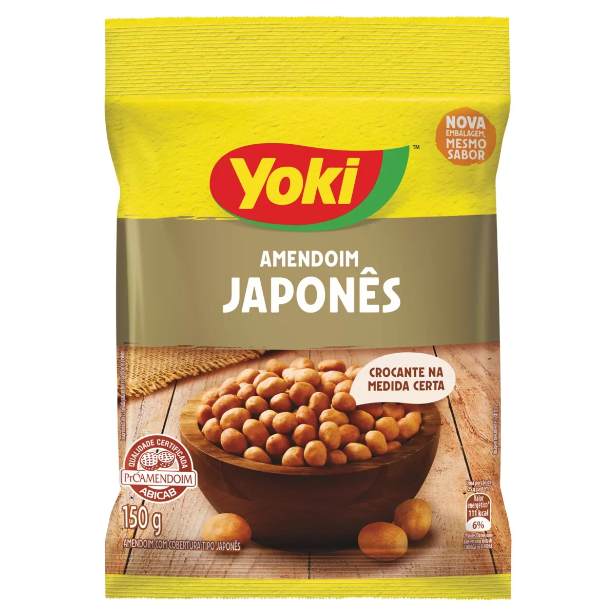 AMENDOIM JAPONES YOKI 150G