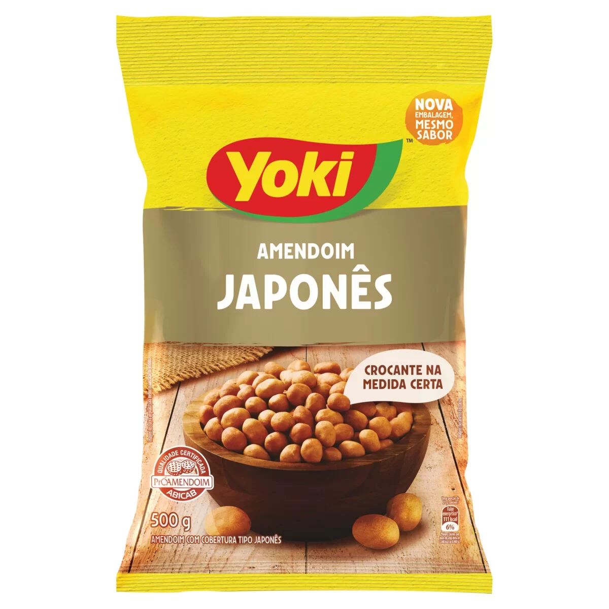 AMENDOIM JAPONES YOKI 500GR