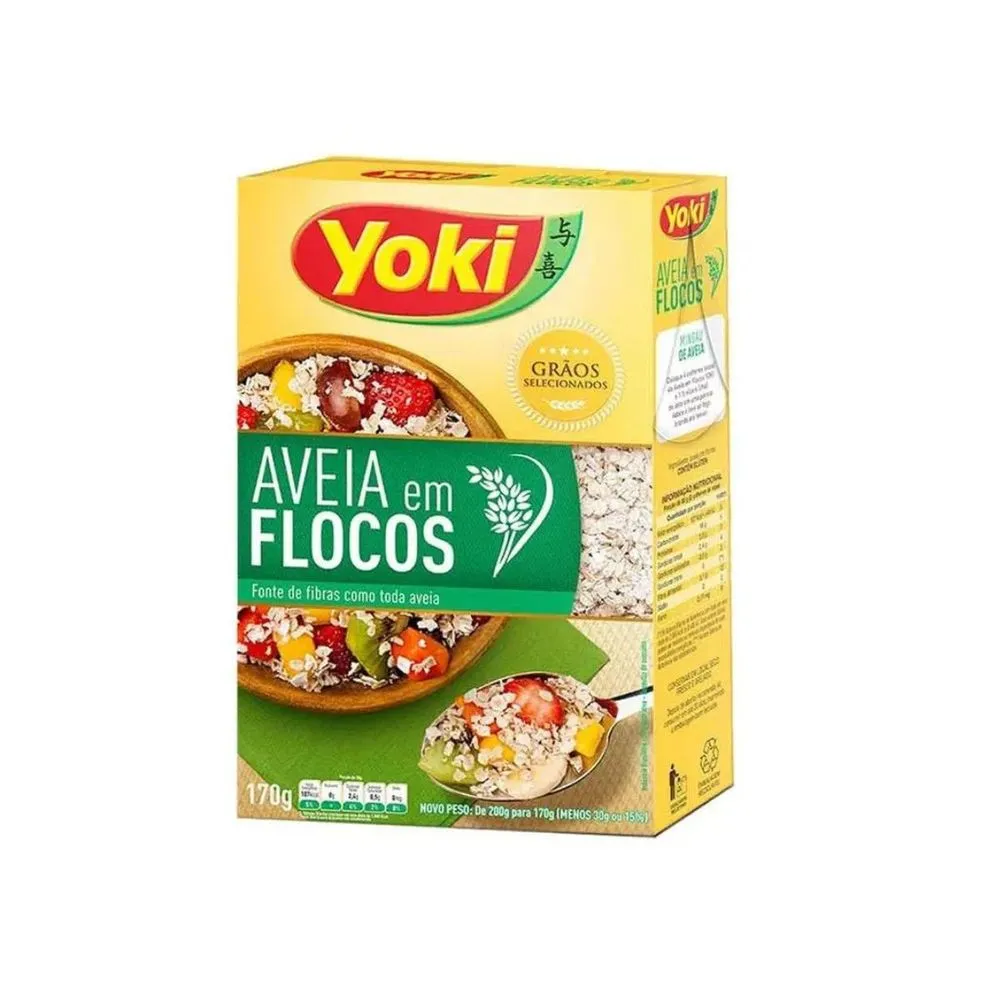 AVEIA FLOCOS YOKI 170G