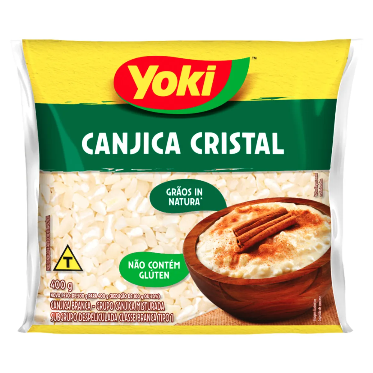 CANJICA CRISTAL YOKI 400G