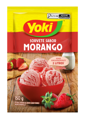 PO P/SORVETE YOKI 150G MORANGO