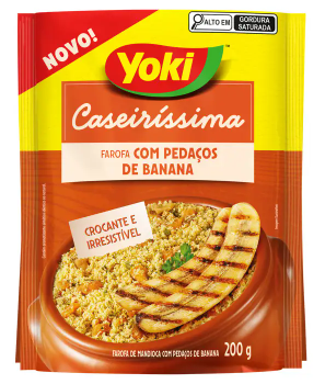 FAROFA YOKI 200G MANDIOCA  C/ BANANA